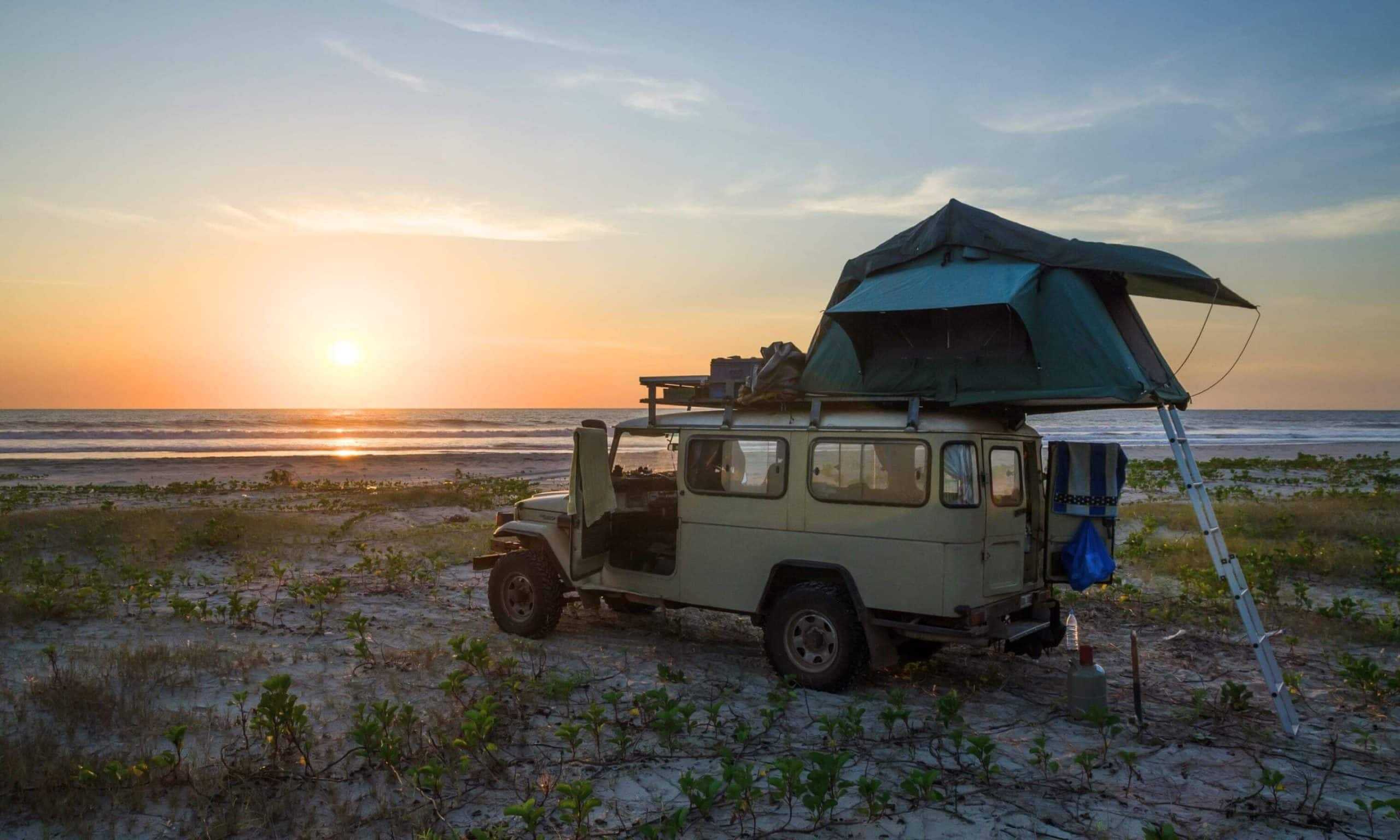 roof top tent winter